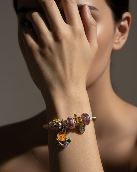 Tropical Mix Charm Pandora Bracelet