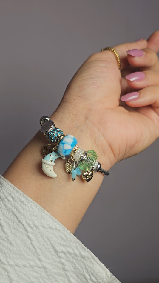 Moonlit Ocean Charm Pandora Bracelet