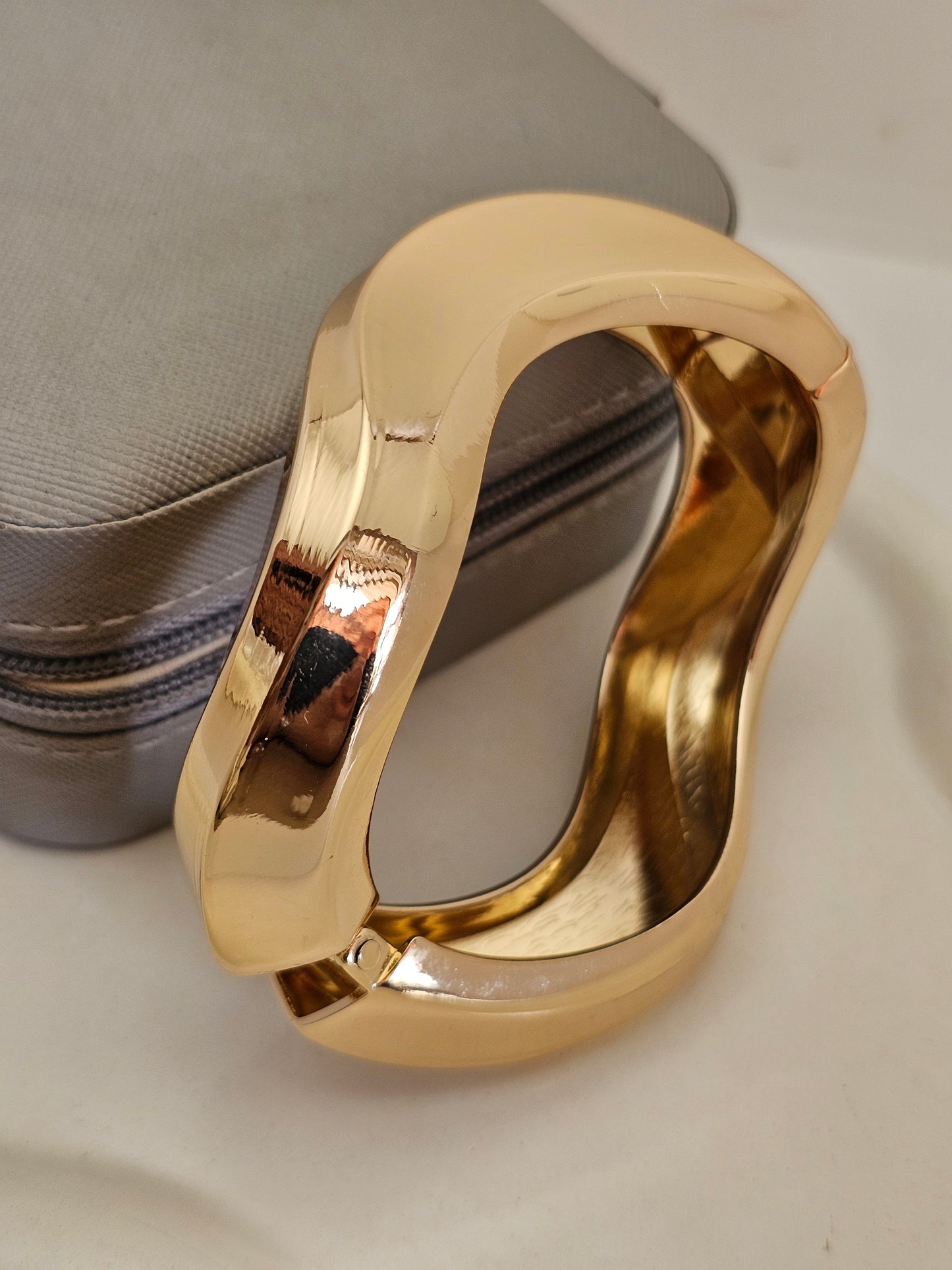 Golden Wave Chunky Bracelet