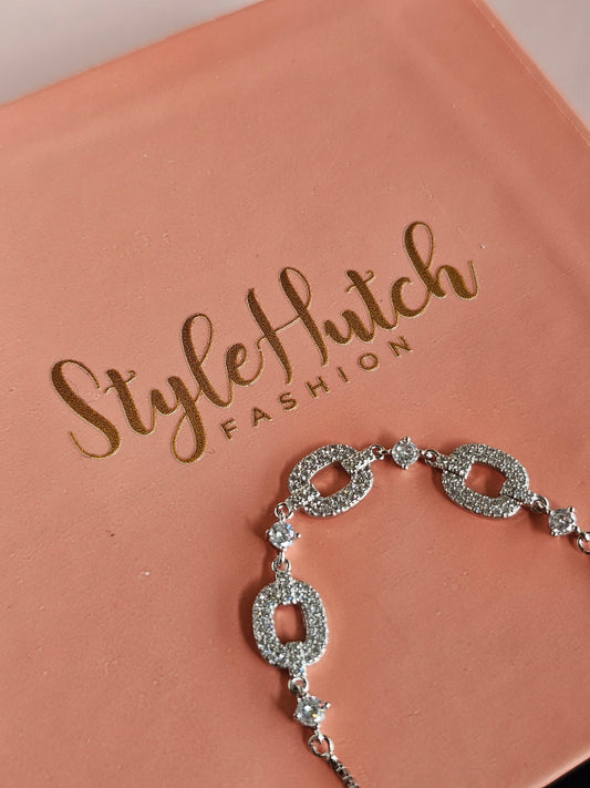Infinity Crystal Adjustable Bracelet
