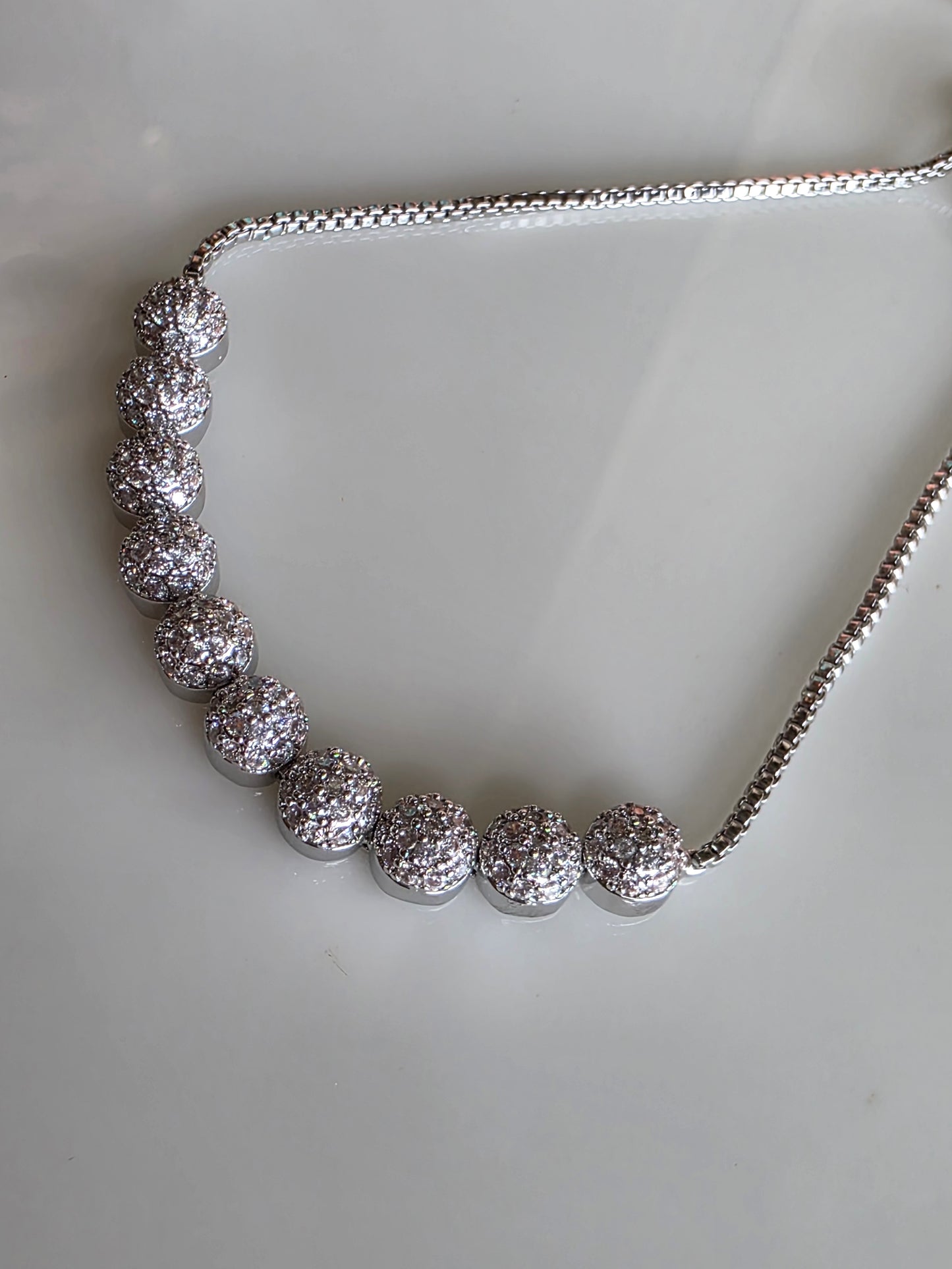 Crystal Beads Adjustable Bracelet 