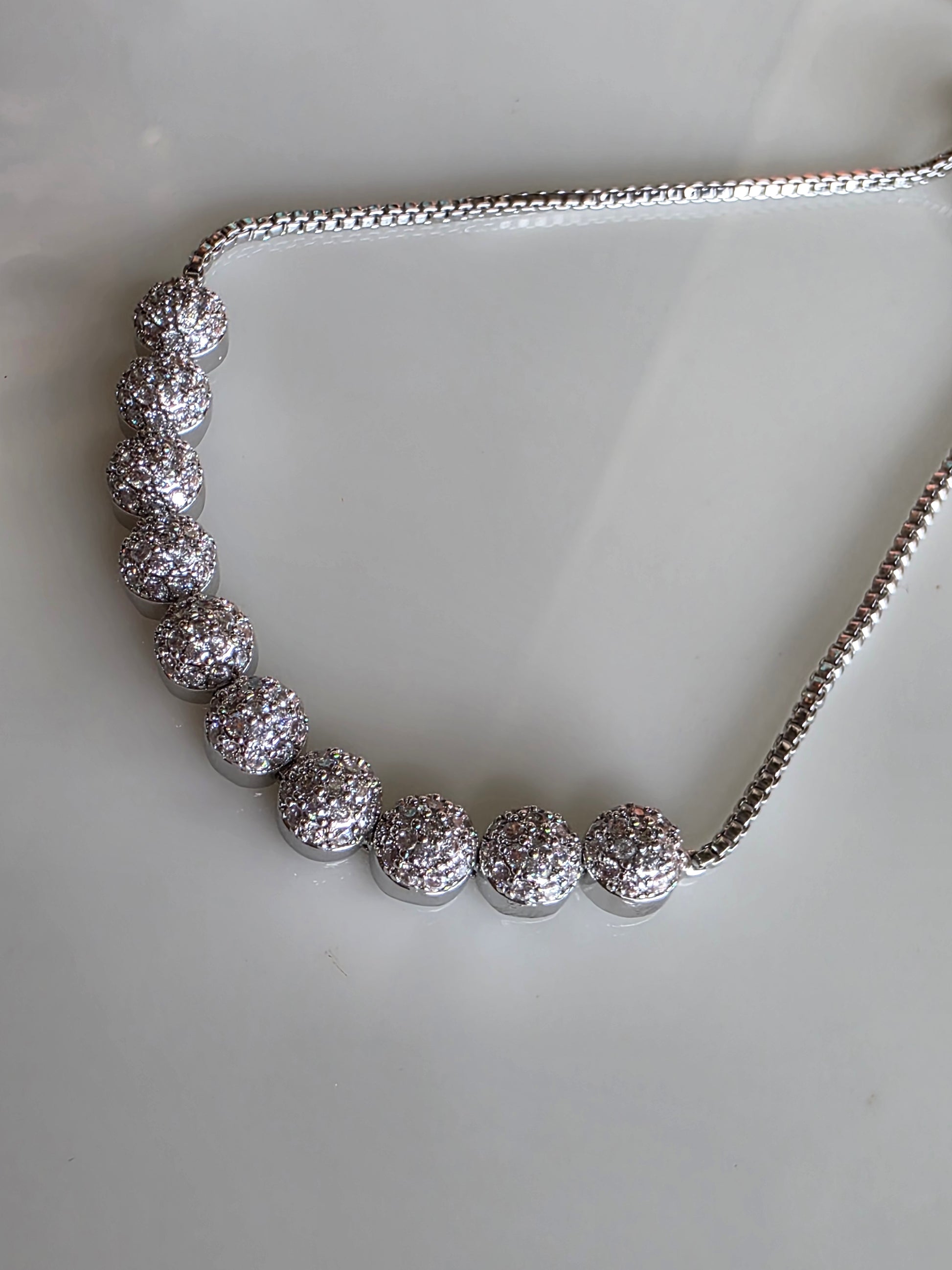 Crystal Beads Adjustable Bracelet 