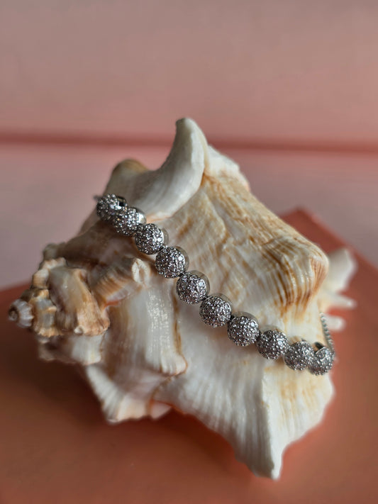 Crystal Beads Adjustable Bracelet