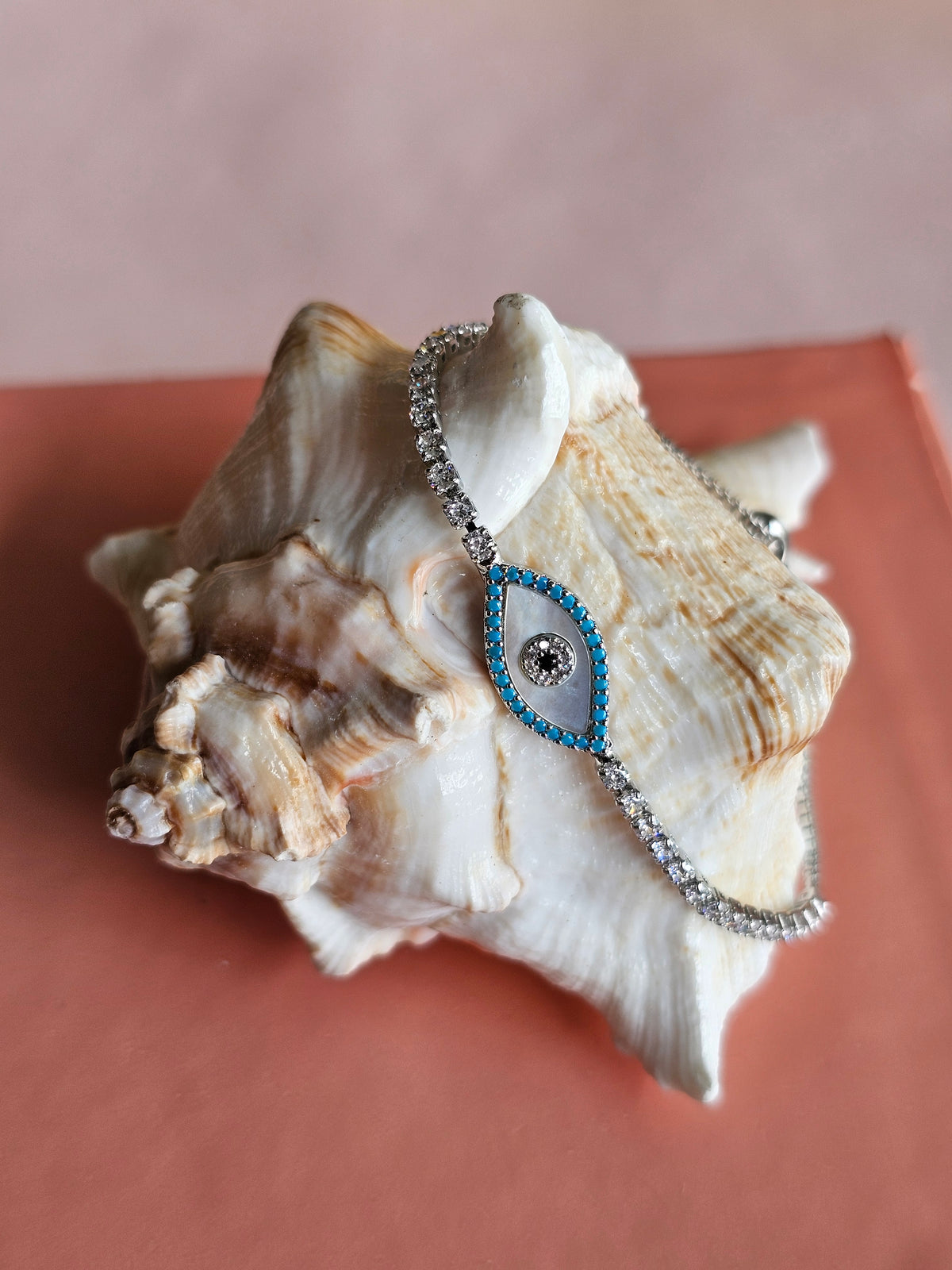 Ivory Halo Adjustable Bracelet