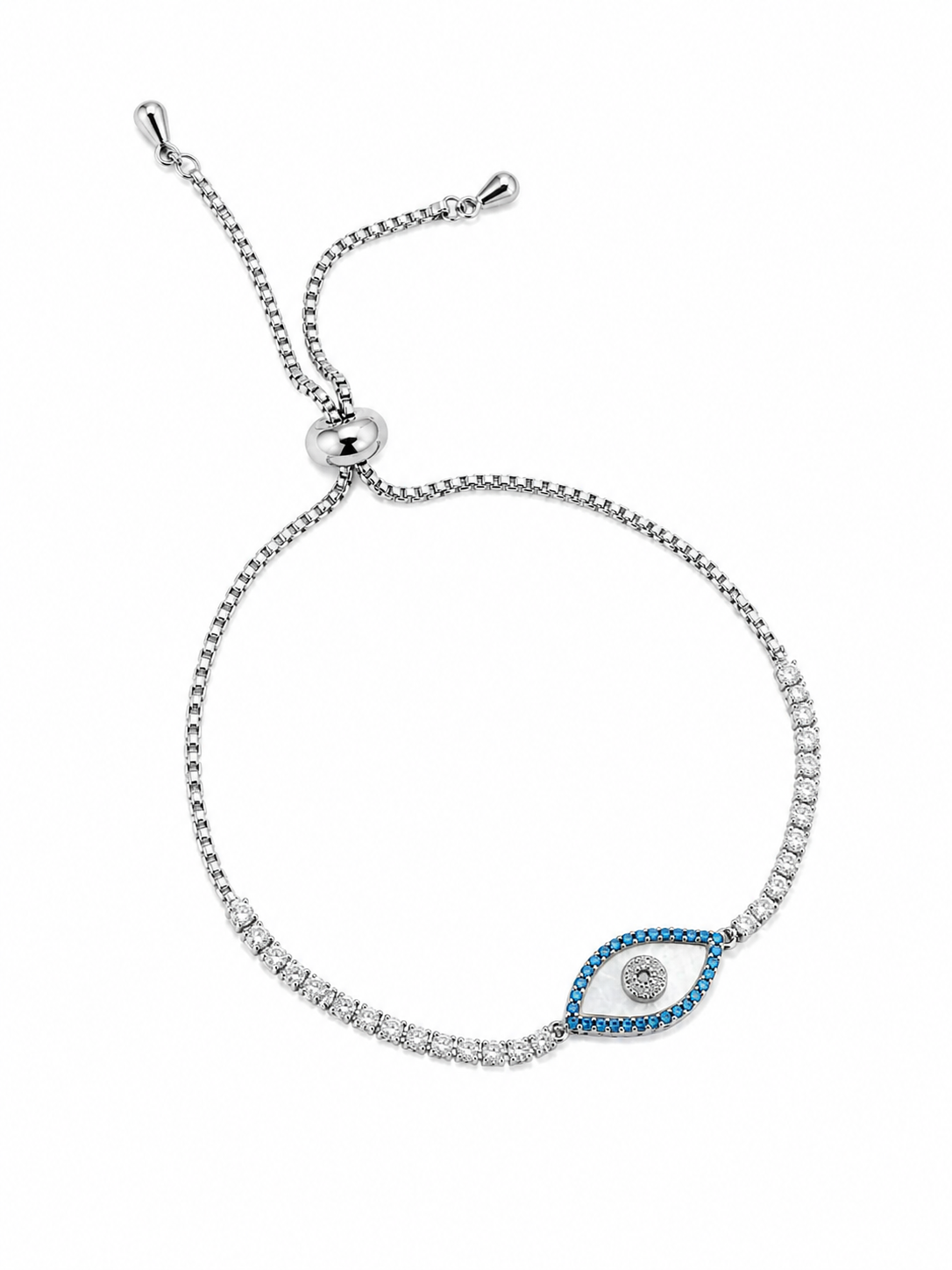 Ivory Halo Adjustable Bracelet