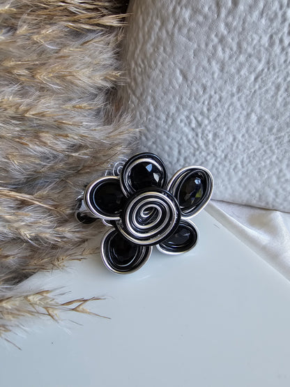 Twist Bloom Statement Cuff