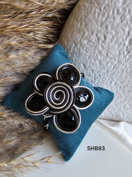 Twist Bloom Statement Cuff