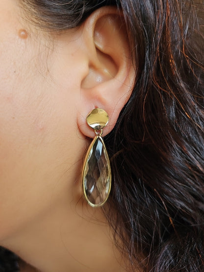 Glistening Teardrop Earrings