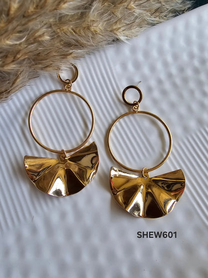 Golden Aura Hoops