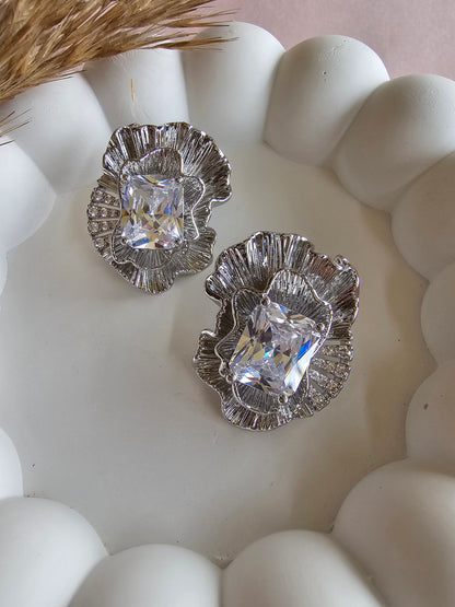 Aurora Crystal Bloom Earrings