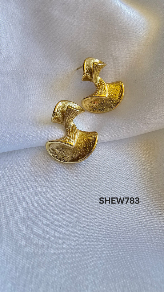 Golden Wave Earrings