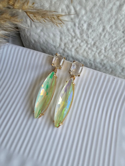 Aurora Crystal Drop Earring