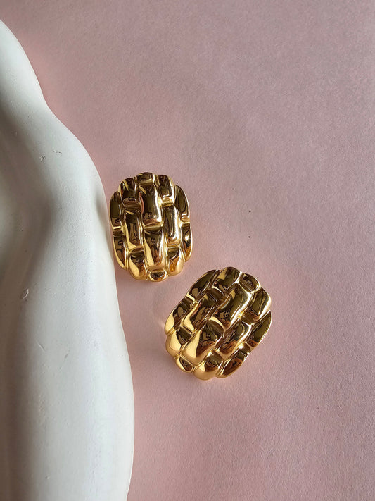 Woven Glow Studs