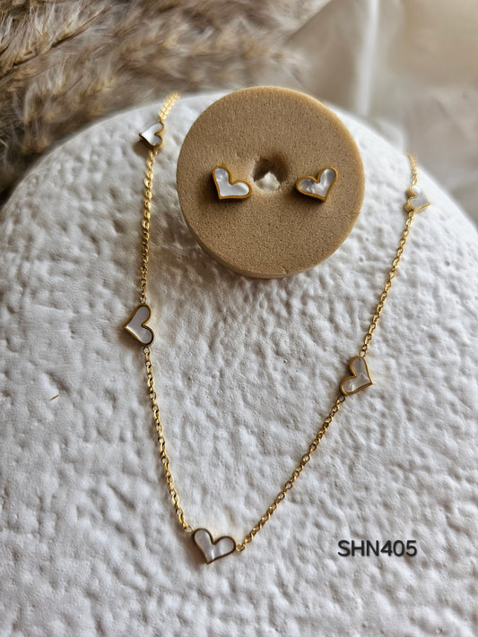 Ethereal Heart Chain Set