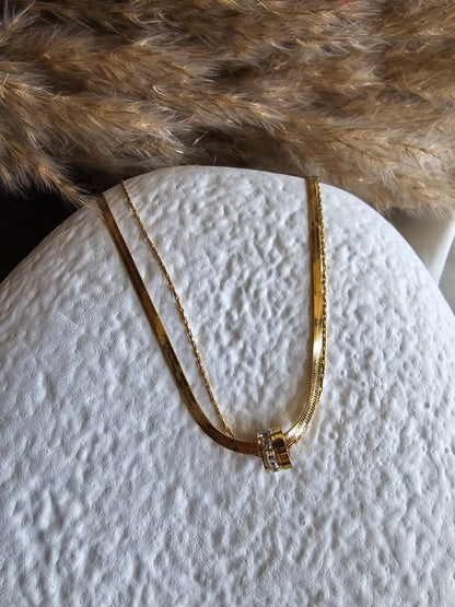 Celeste Duo Layered Necklace