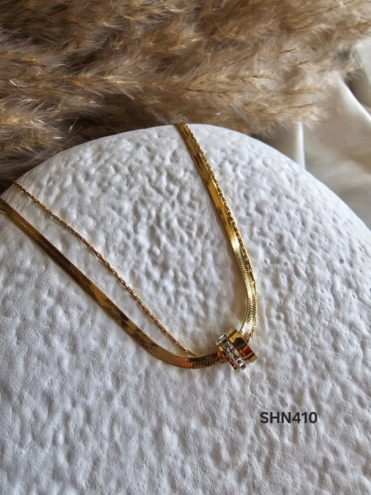 Celeste Duo Layered Necklace