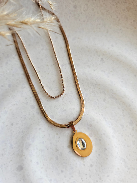 Luna Luxe Dual Chain Necklace