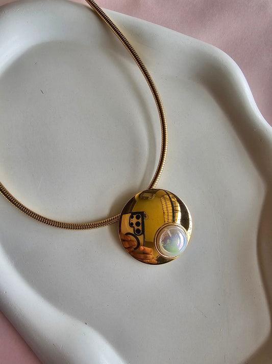 Eclipse Glow Pendant Necklace
