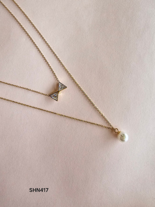 Pearl-And-Diamond-Necklace