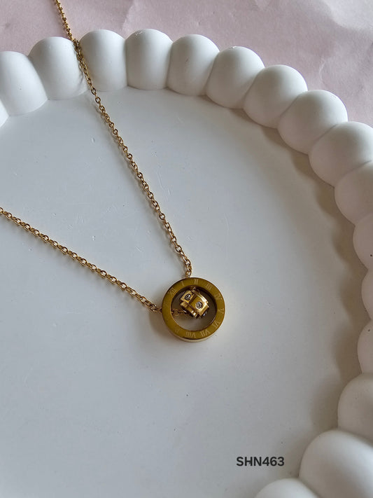 Roman Gear Glow Necklace