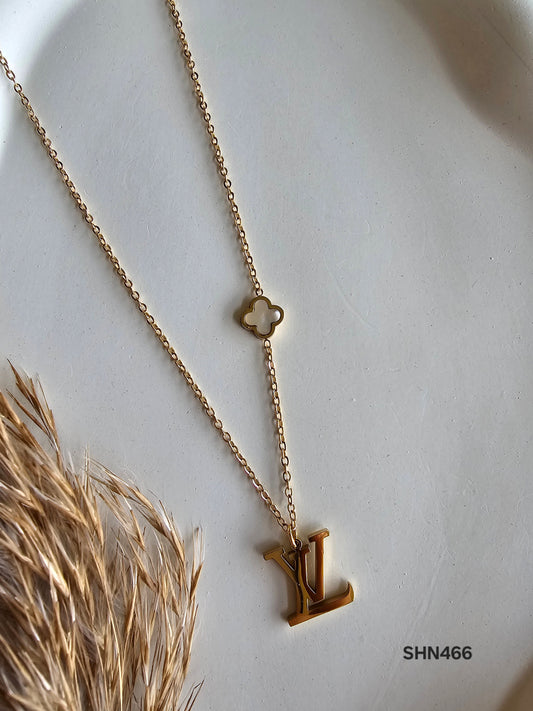 Luxe Initial Charm Necklace