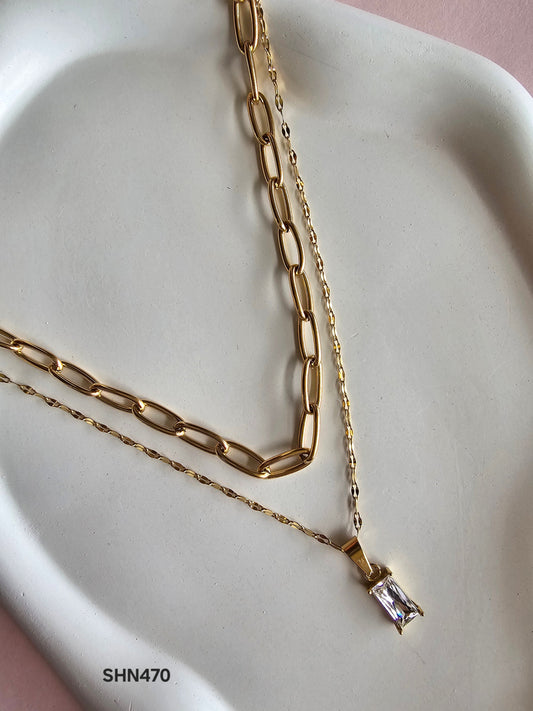 Luxe Duo Layer Necklace
