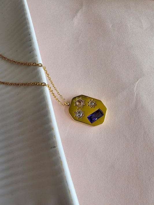 Cosmic Glow Pendant Necklace