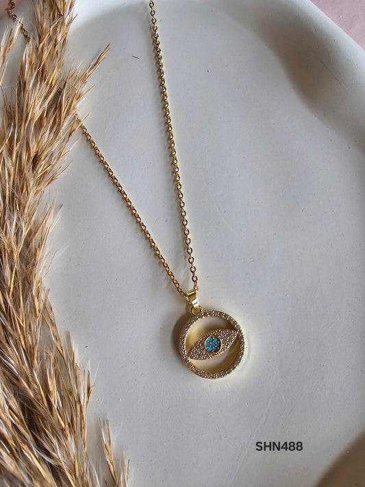 Celeste Evil Eye Pendant