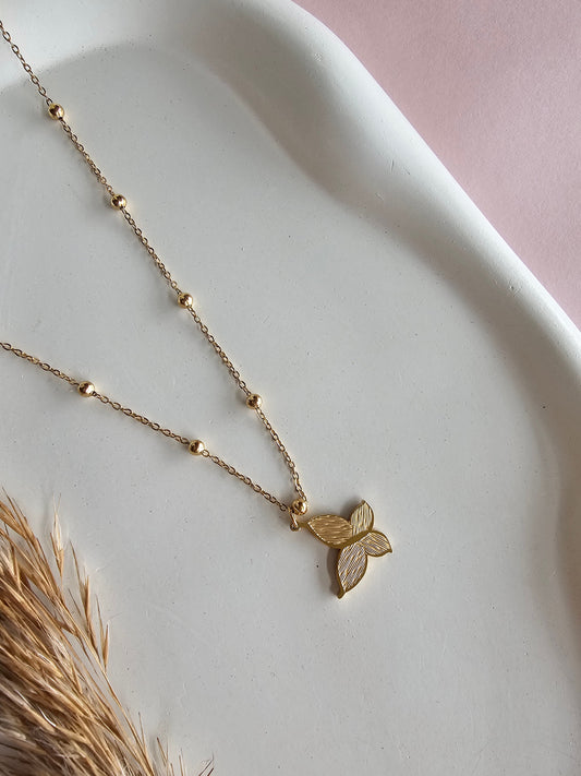 Golden Butterfly Necklace