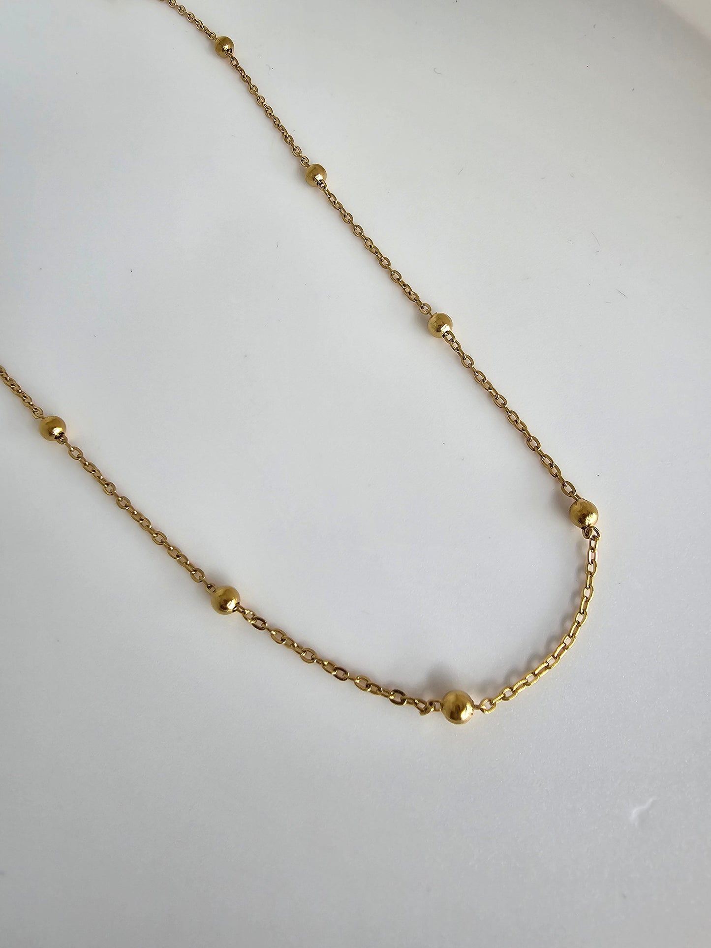 Golden Dots Necklace
