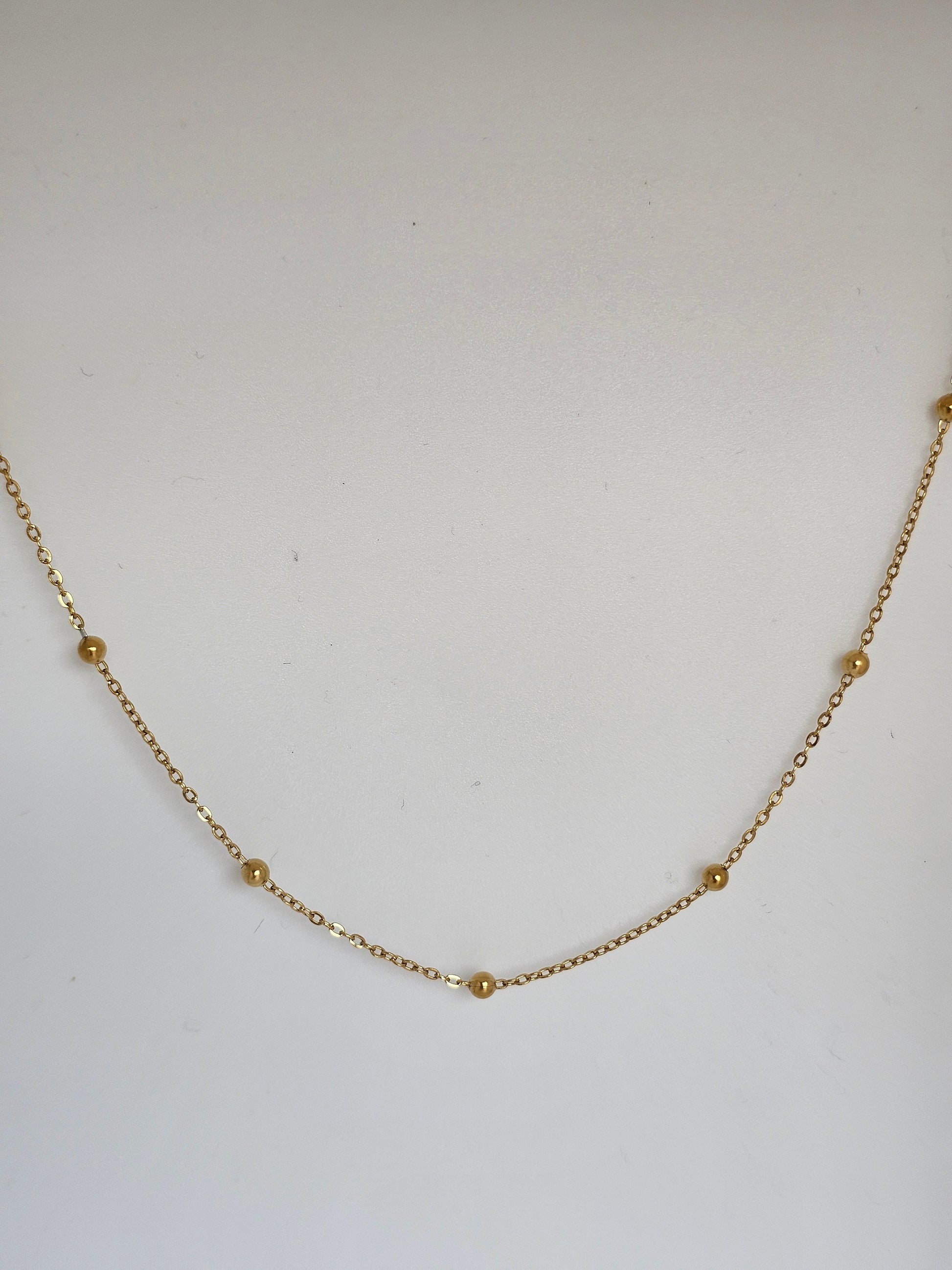 Golden Dots Necklace