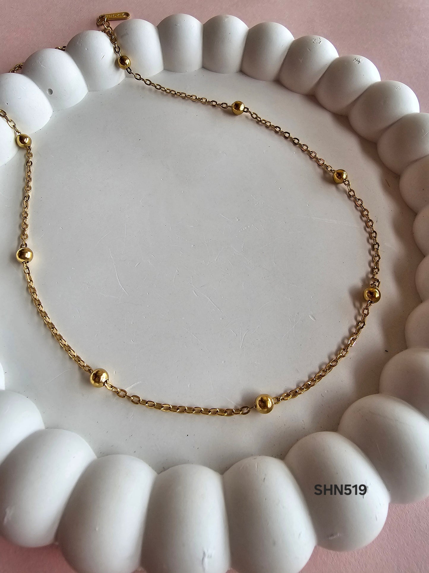 Golden Dots Necklace