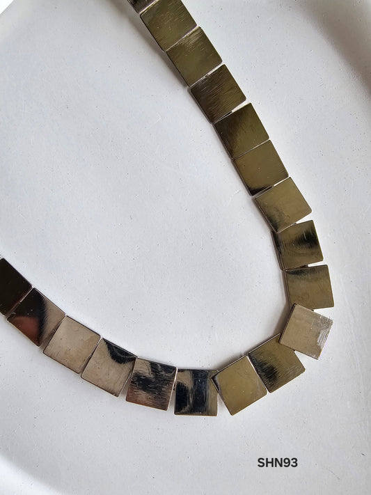 Luxe Square Link Necklace