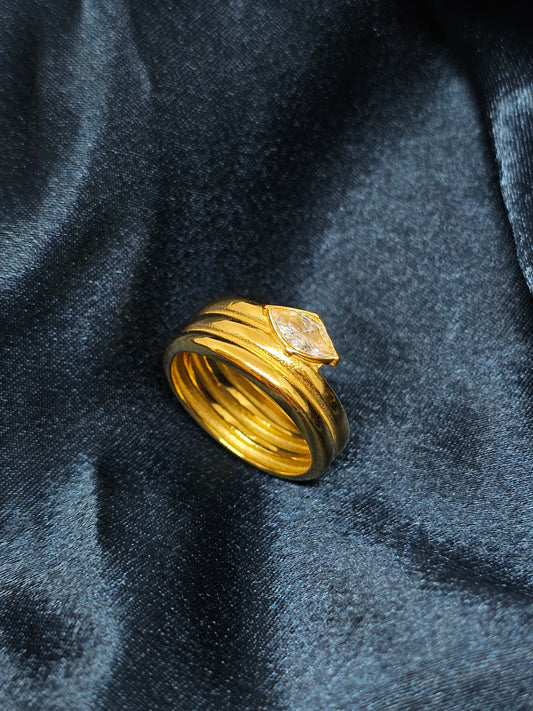 Marquise Duo Ring