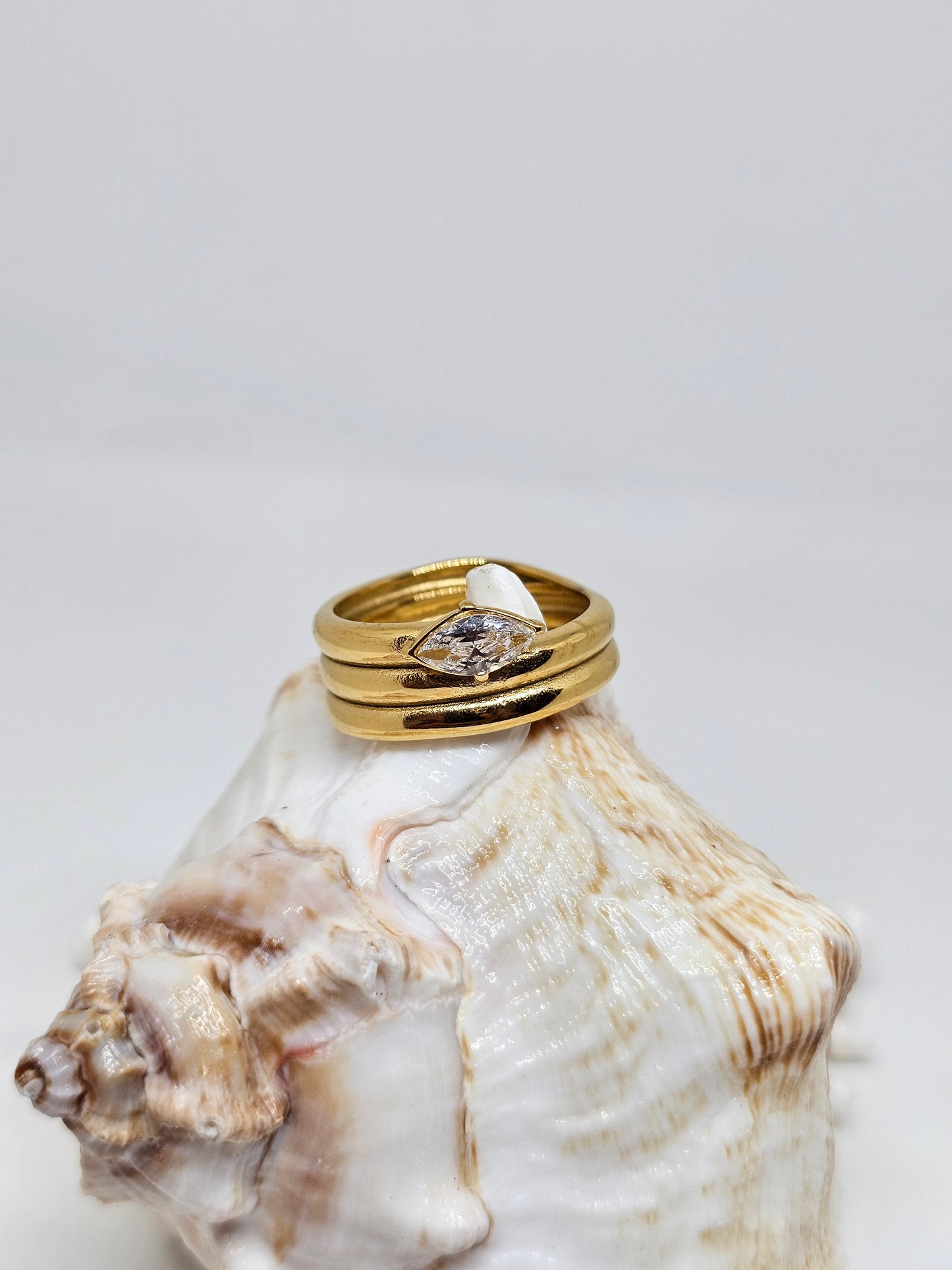 Marquise Duo Ring