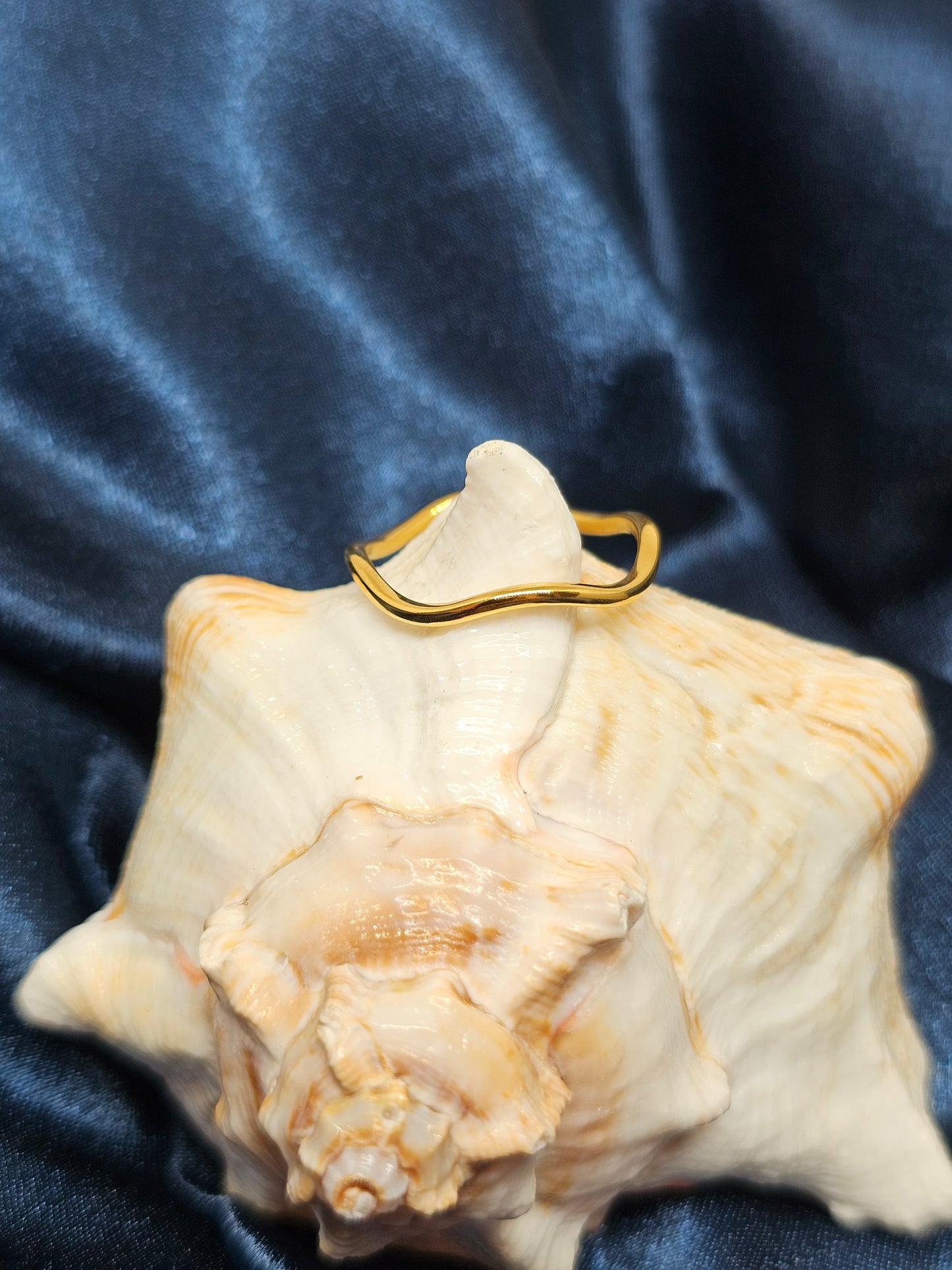 Fluid Wave Ring