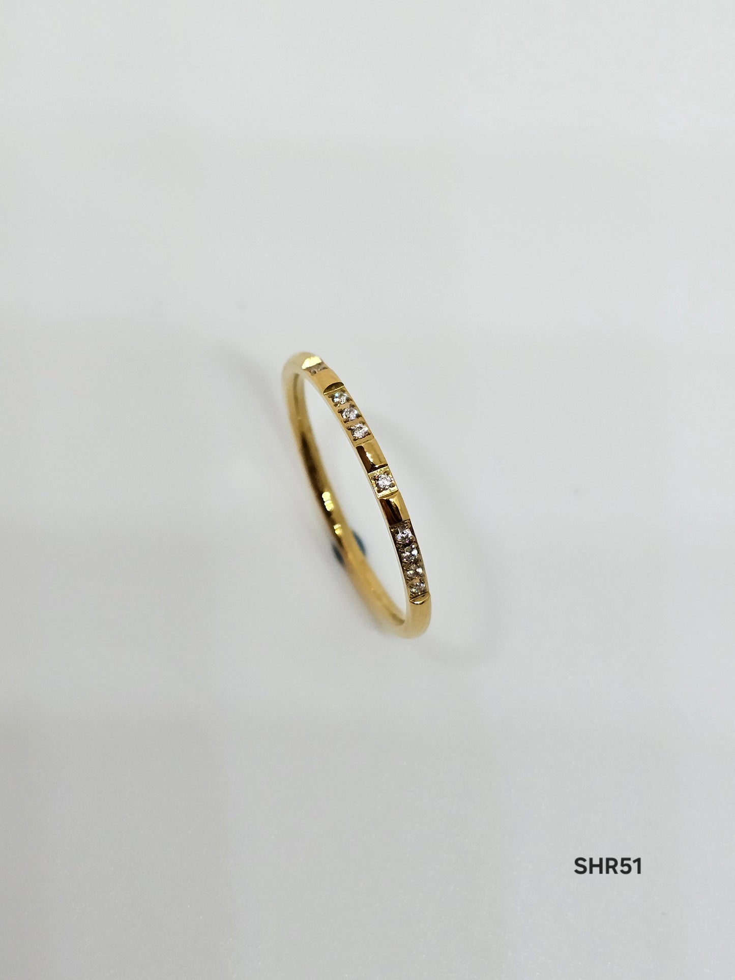 Tiny diamond ring