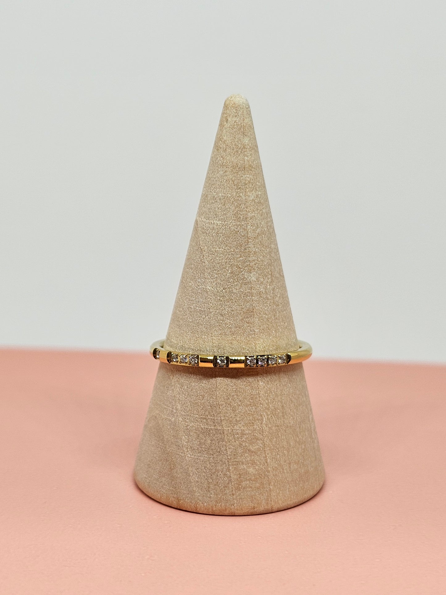 Tiny diamond ring