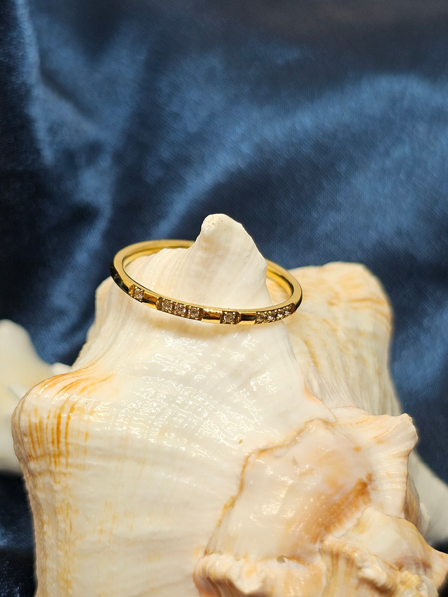 Tiny diamond ring