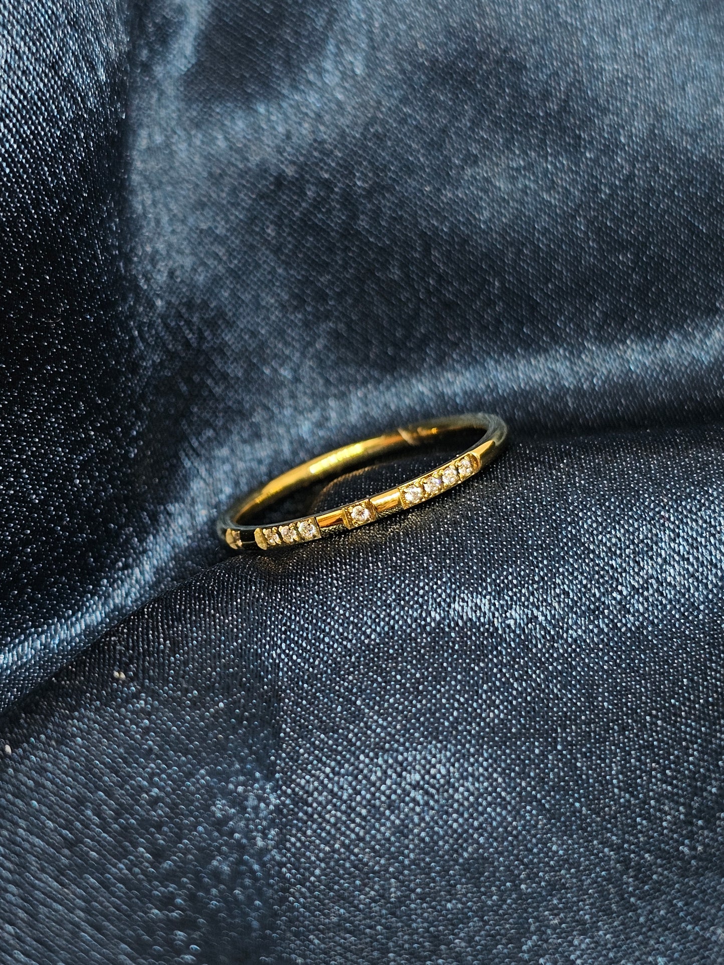 Tiny diamond ring
