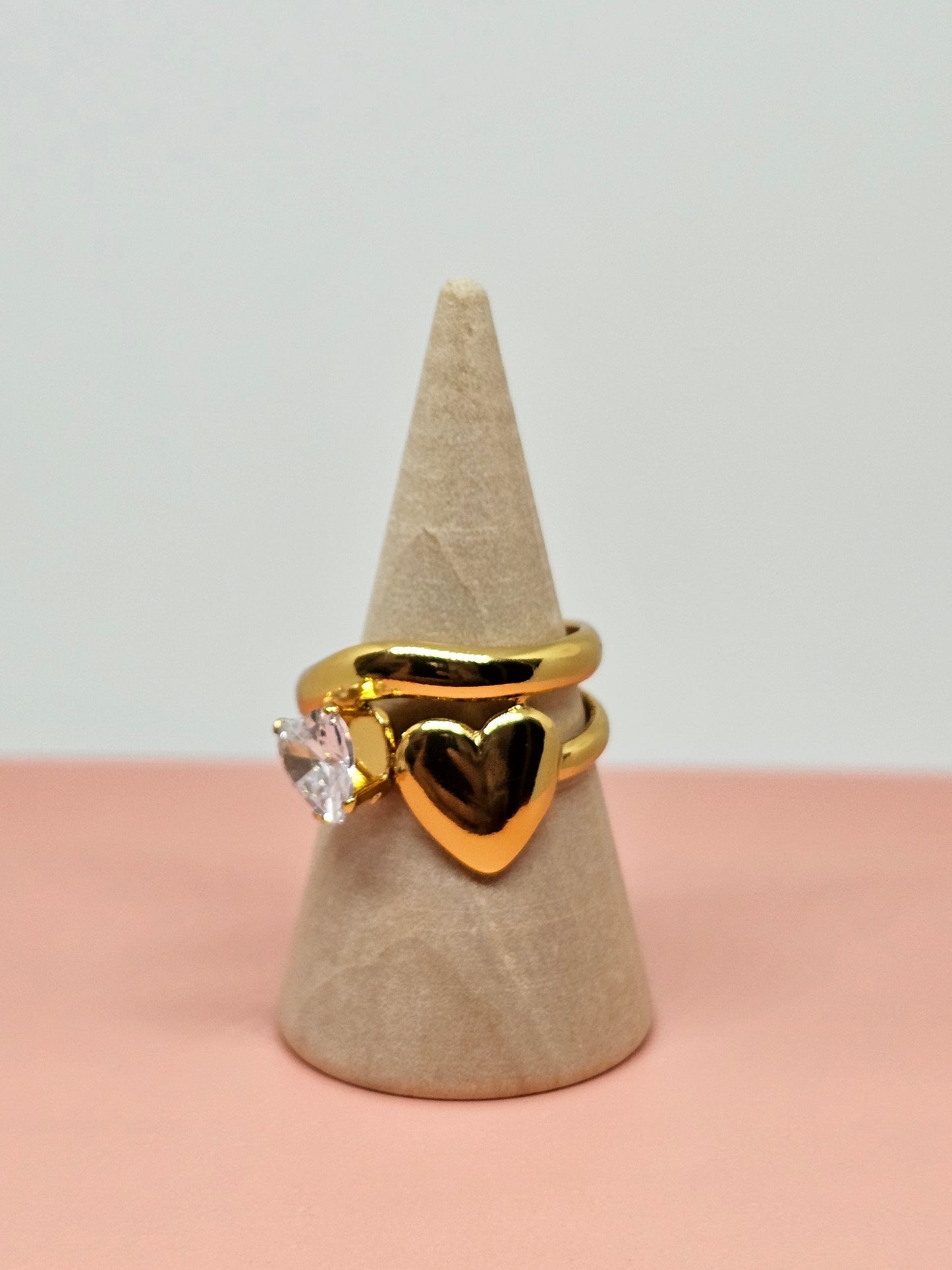 Twin Heart Ring