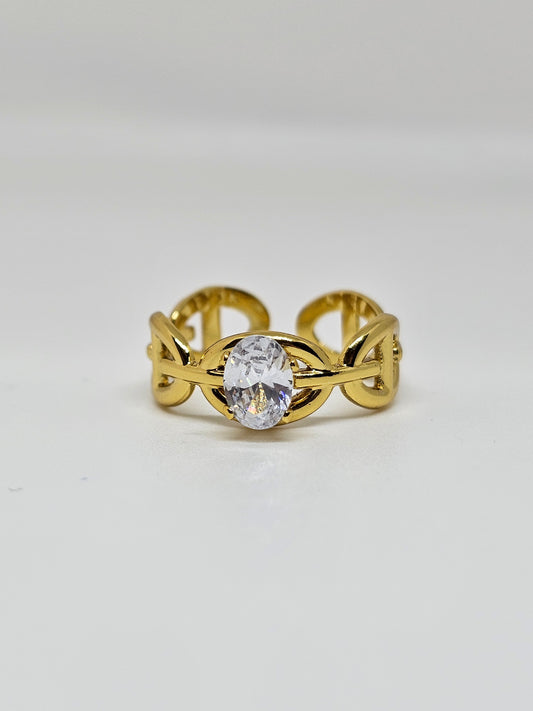 Oval Knot Ring