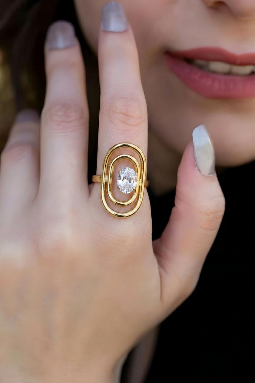 Oval Radiance Ring