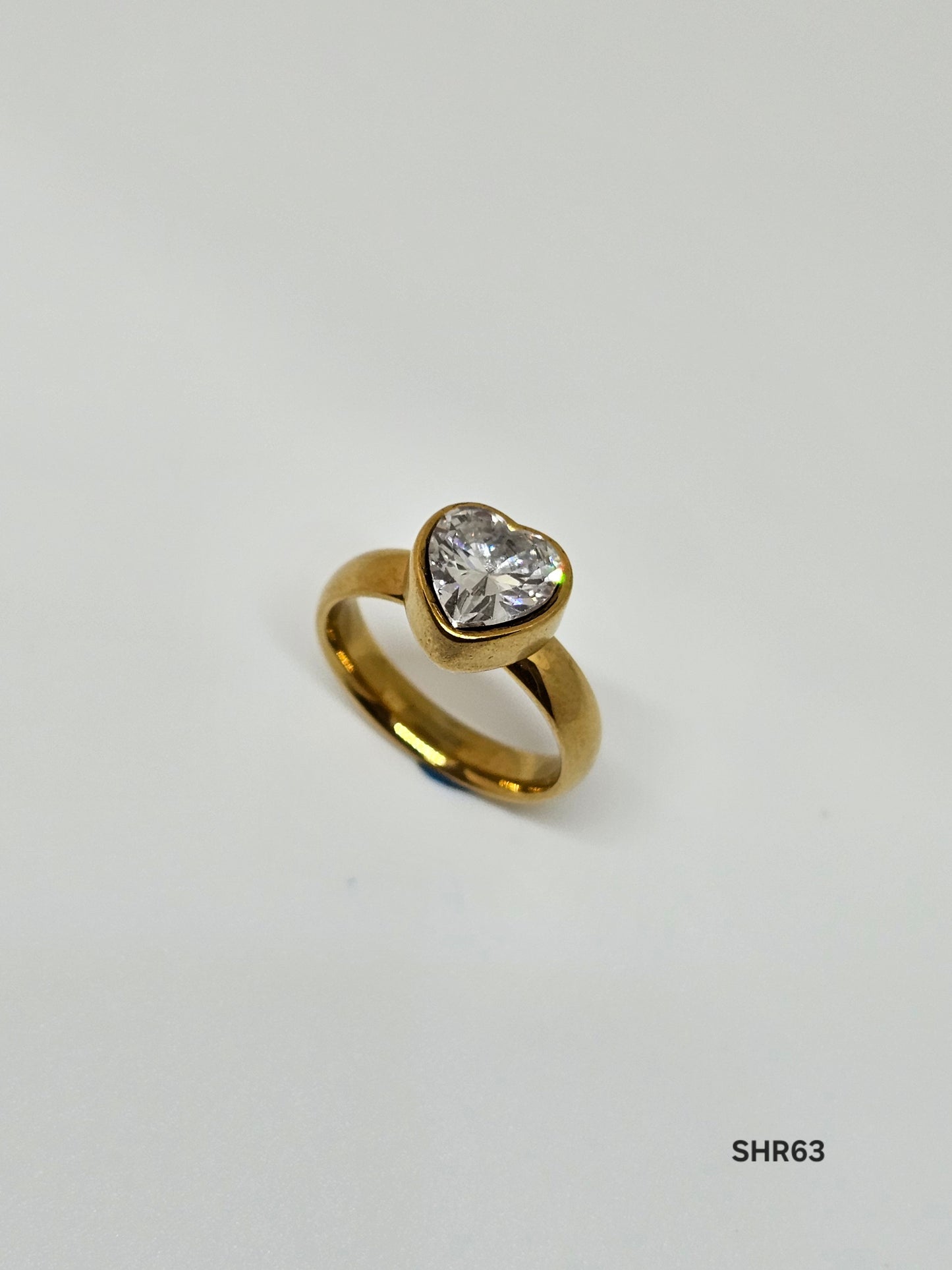 Crystal Heart Ring