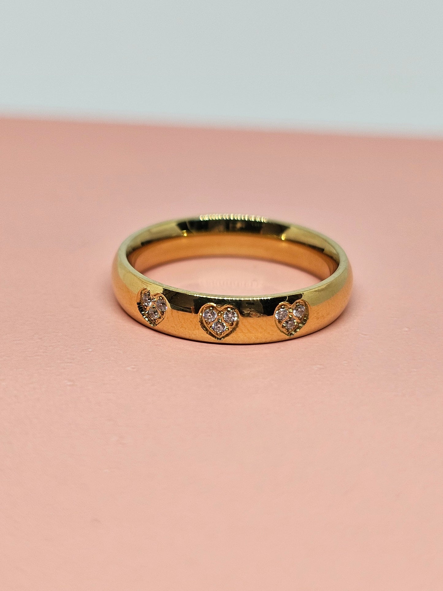 Tiny Hearts Ring