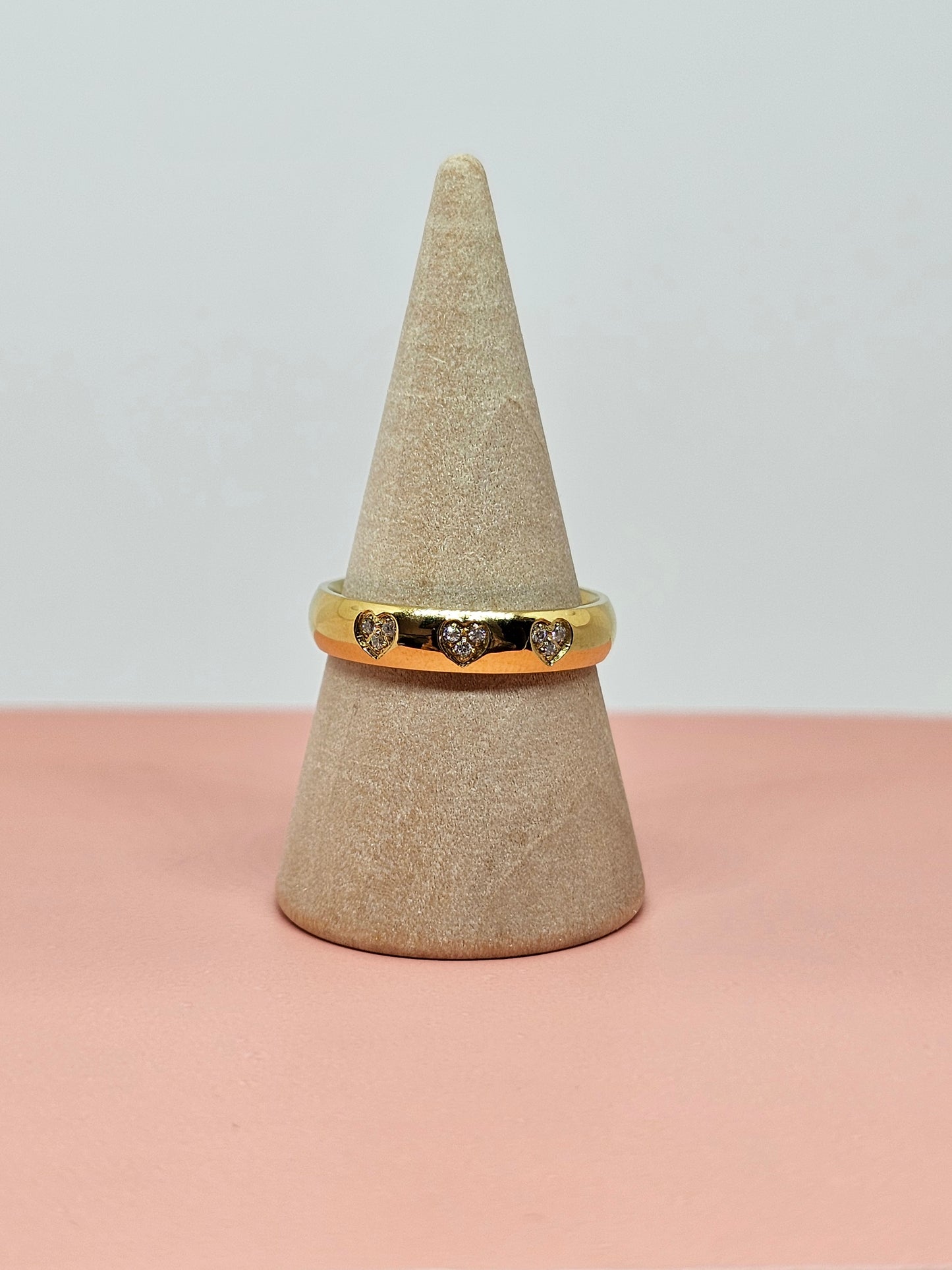 Tiny Hearts Ring