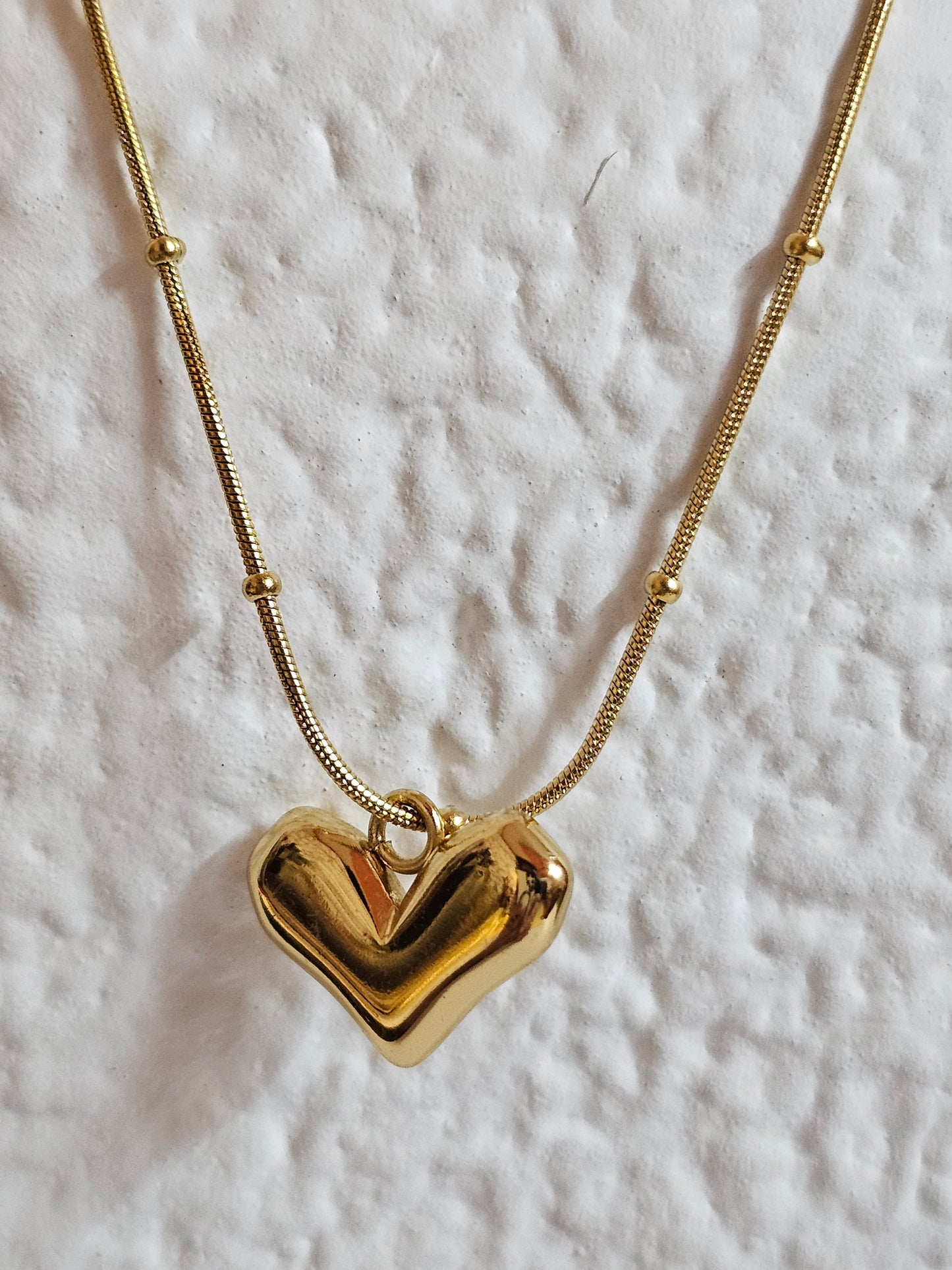 Luxe Melted Heart Necklace