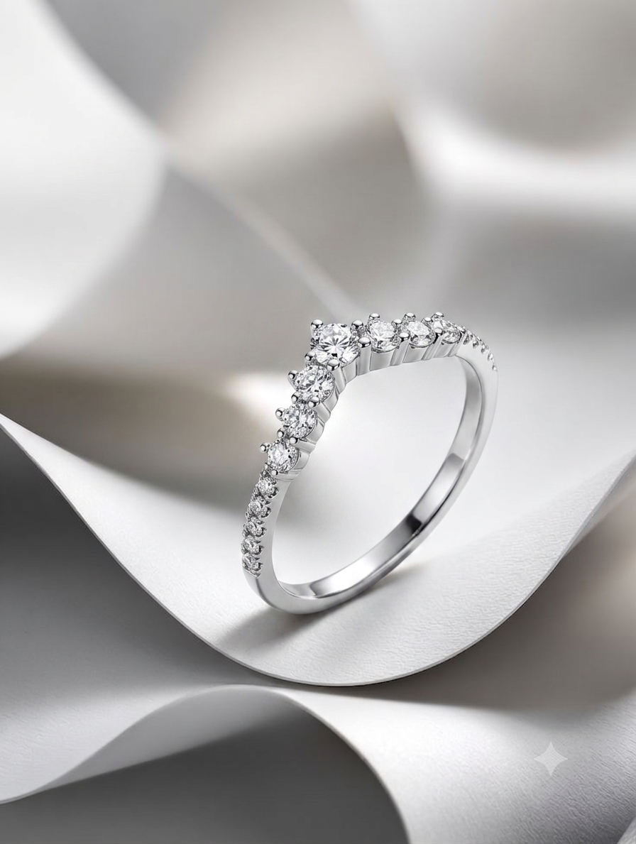 The Petite Chevron Tiara Band