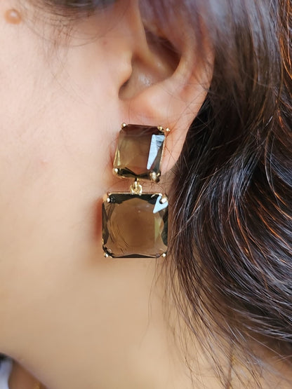 Black crystal dangle