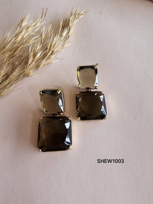 Black crystal dangle